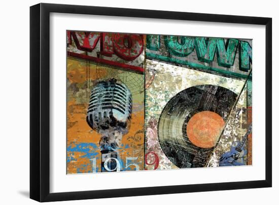 Hits Town 1959-Eric Yang-Framed Art Print