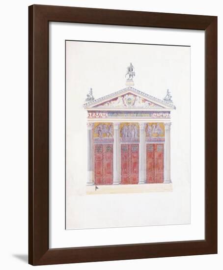 Hittdorff's View of the National Circus Portico-Jakob Ignaz Hittorff-Framed Art Print