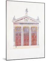 Hittdorff's View of the National Circus Portico-Jakob Ignaz Hittorff-Mounted Art Print