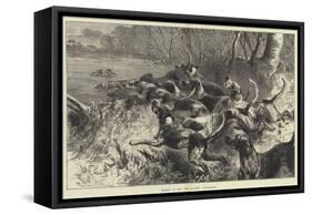 Hitting it Off, the Mid-Kent Staghounds-Harrison William Weir-Framed Stretched Canvas