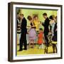 "Hitting the Buffet," November 11, 1961-George Hughes-Framed Giclee Print