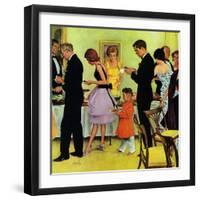 "Hitting the Buffet," November 11, 1961-George Hughes-Framed Giclee Print