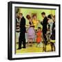 "Hitting the Buffet," November 11, 1961-George Hughes-Framed Giclee Print