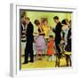 "Hitting the Buffet," November 11, 1961-George Hughes-Framed Giclee Print