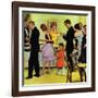 "Hitting the Buffet," November 11, 1961-George Hughes-Framed Giclee Print