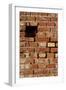 Hitting the Wall II-K.B. White-Framed Photographic Print