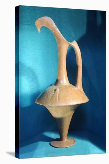 Hittite Clay Jug from Ferzant, Turkey-null-Stretched Canvas