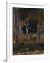 Hiva Oa (Landscape with a Pig and a Hors)-Paul Gauguin-Framed Giclee Print