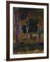 Hiva Oa (Landscape with a Pig and a Hors)-Paul Gauguin-Framed Giclee Print