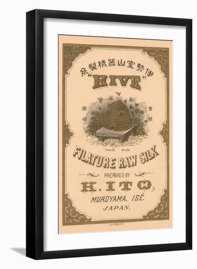 Hive Filature Raw Silk By H. Ito-null-Framed Art Print