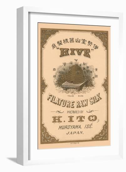 Hive Filature Raw Silk By H. Ito-null-Framed Art Print