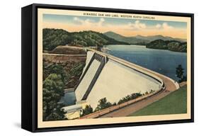 Hiwassee Dam, Western North Carolina-null-Framed Stretched Canvas