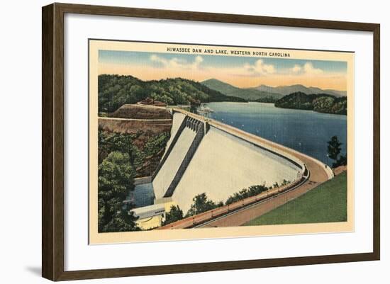 Hiwassee Dam, Western North Carolina-null-Framed Art Print