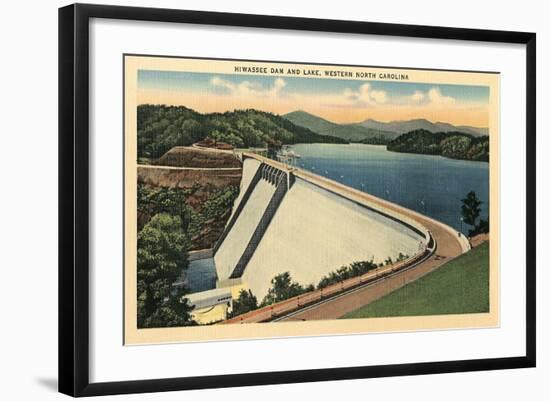 Hiwassee Dam, Western North Carolina-null-Framed Art Print