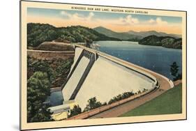 Hiwassee Dam, Western North Carolina-null-Mounted Art Print
