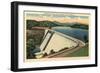 Hiwassee Dam, Western North Carolina-null-Framed Premium Giclee Print