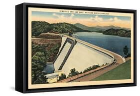 Hiwassee Dam, Western North Carolina-null-Framed Stretched Canvas