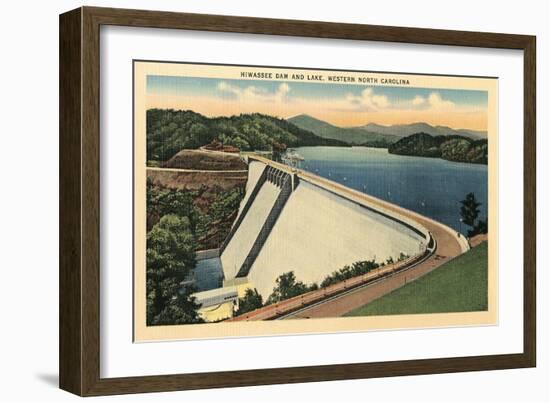 Hiwassee Dam, Western North Carolina-null-Framed Art Print