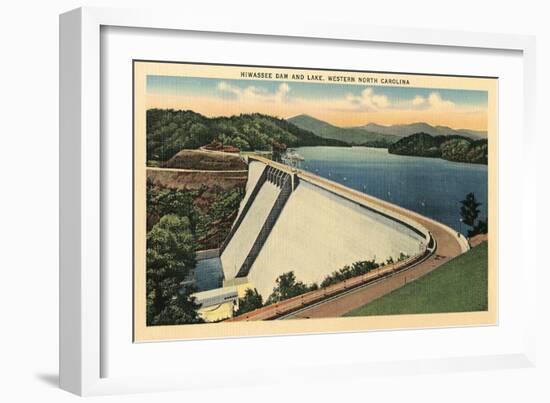 Hiwassee Dam, Western North Carolina-null-Framed Art Print