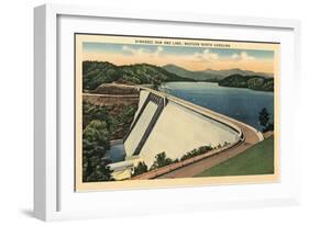 Hiwassee Dam, Western North Carolina-null-Framed Art Print