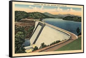 Hiwassee Dam, Western North Carolina-null-Framed Stretched Canvas