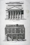 The Old and New Haymarket Theatres, Westminster, London, 1822-Hixon-Giclee Print