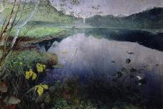 Spring night with full moon-Hjalmer Eilif Emanuel Peterssen-Giclee Print