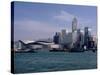 Hk Convention and Exhibition Center, Victoria Harbour, Hong Kong, China-Amanda Hall-Stretched Canvas