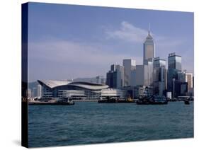 Hk Convention and Exhibition Center, Victoria Harbour, Hong Kong, China-Amanda Hall-Stretched Canvas