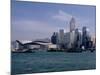 Hk Convention and Exhibition Center, Victoria Harbour, Hong Kong, China-Amanda Hall-Mounted Photographic Print