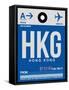 HKG Hog Kong Luggage Tag 1-NaxArt-Framed Stretched Canvas