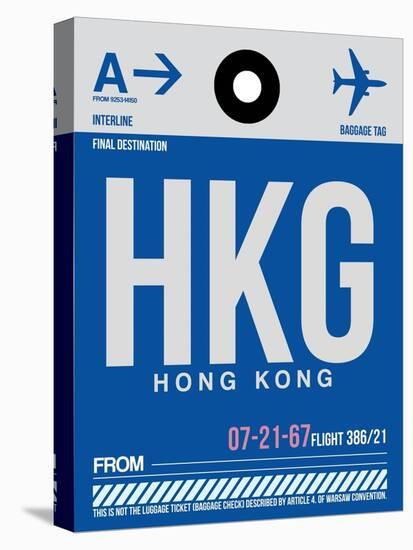 HKG Hog Kong Luggage Tag 1-NaxArt-Stretched Canvas