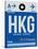 HKG Hog Kong Luggage Tag 1-NaxArt-Stretched Canvas