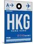 HKG Hog Kong Luggage Tag 1-NaxArt-Mounted Art Print