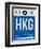 HKG Hog Kong Luggage Tag 1-NaxArt-Framed Art Print