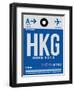 HKG Hog Kong Luggage Tag 1-NaxArt-Framed Art Print