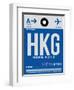 HKG Hog Kong Luggage Tag 1-NaxArt-Framed Art Print