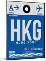 HKG Hog Kong Luggage Tag 1-NaxArt-Mounted Art Print