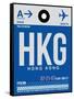 HKG Hog Kong Luggage Tag 1-NaxArt-Framed Stretched Canvas