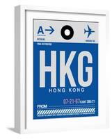 HKG Hog Kong Luggage Tag 1-NaxArt-Framed Art Print