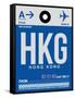 HKG Hog Kong Luggage Tag 1-NaxArt-Framed Stretched Canvas