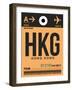 HKG Hog Kong Luggage Tag 2-NaxArt-Framed Art Print