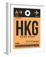 HKG Hog Kong Luggage Tag 2-NaxArt-Framed Art Print