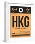 HKG Hog Kong Luggage Tag 2-NaxArt-Framed Art Print