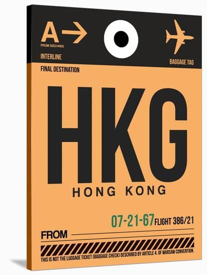 HKG Hog Kong Luggage Tag 2-NaxArt-Stretched Canvas