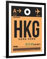 HKG Hog Kong Luggage Tag 2-NaxArt-Framed Art Print