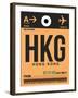 HKG Hog Kong Luggage Tag 2-NaxArt-Framed Art Print