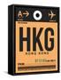 HKG Hog Kong Luggage Tag 2-NaxArt-Framed Stretched Canvas