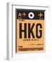 HKG Hog Kong Luggage Tag 2-NaxArt-Framed Art Print