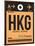 HKG Hog Kong Luggage Tag 2-NaxArt-Framed Art Print